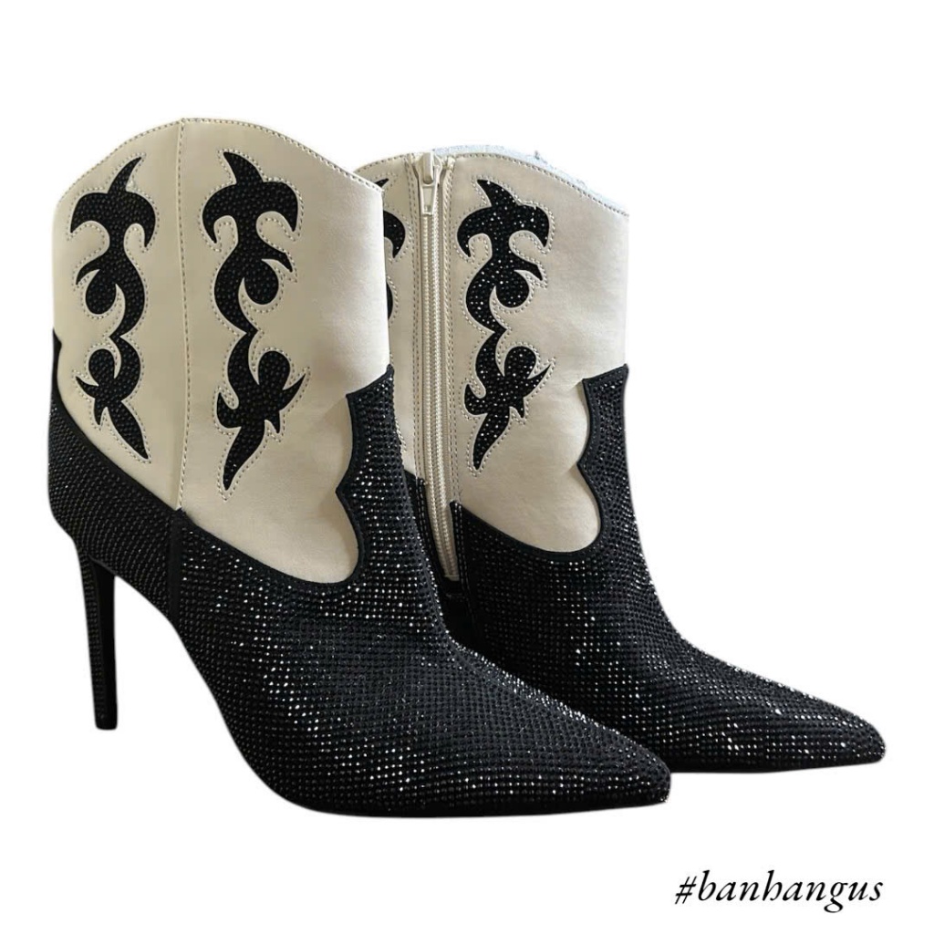 Giày boot nữ cao gót Mỹ chính hãng INC