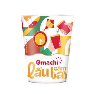 Ly Lẩu Cầm Tay Omachi Vị Lẩu Nghêu Nấm Rong Biển/ Tomyum Hải Sản / Trộn Phô Mai