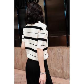 Áo dệt kim tay ngắn polo BASIC SOLAR TOP