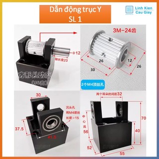 Bộ combo gá Puly trục x và y