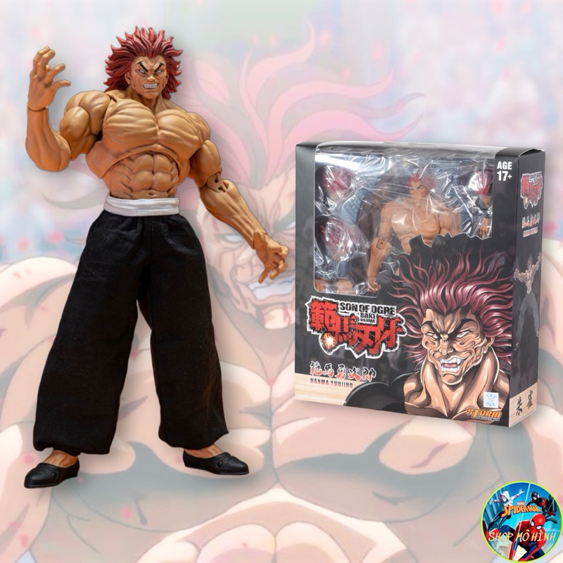 (Có Sẵn) Mô Hình Hanma Yujiro -Hanma Baki Storm Collectibles Anime Baki Có Khớp Cử Động 1/12