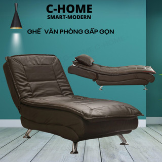   TẶNG GỐI Ghế sofa lười thư giãn bằng da,ghế sofa giường gấp gọn nằm thư giãn phòng khách phòng ngủ,ghế lười 175x70x45cm 