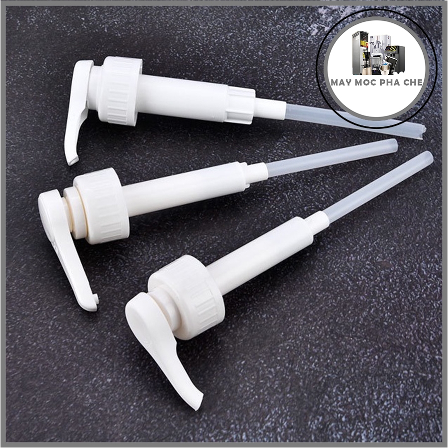 Vòi lẻ dành riêng cho bình pump bình nhấn xịt siro thủy tinh nhựa 1100ml định lượng 10cc một lần bơm