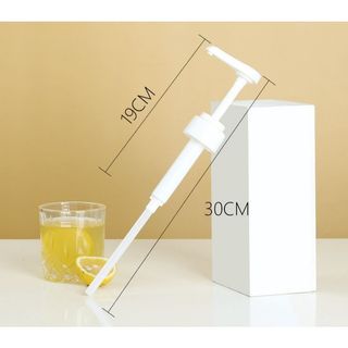 Vòi lẻ dành riêng cho bình pump bình nhấn xịt siro thủy tinh nhựa 1100ml định lượng 10cc một lần bơm