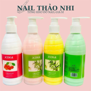  Kem mềm da XINA 200ml loại xịn dạng vòi nhấn Chuyên dụng làm móng NAIL THAO NHI 