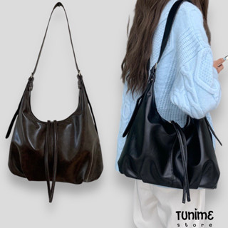 Ally Bag Túi đeo chéo da mềm Túi đeo vai nữ phong cách basic tối giản Túi đeo da nữ