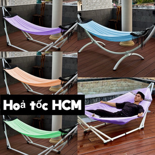 [ Hoả Tốc Khung + Võng ] HCM hỗ trợ võng người lớn + khung bán nguyệt