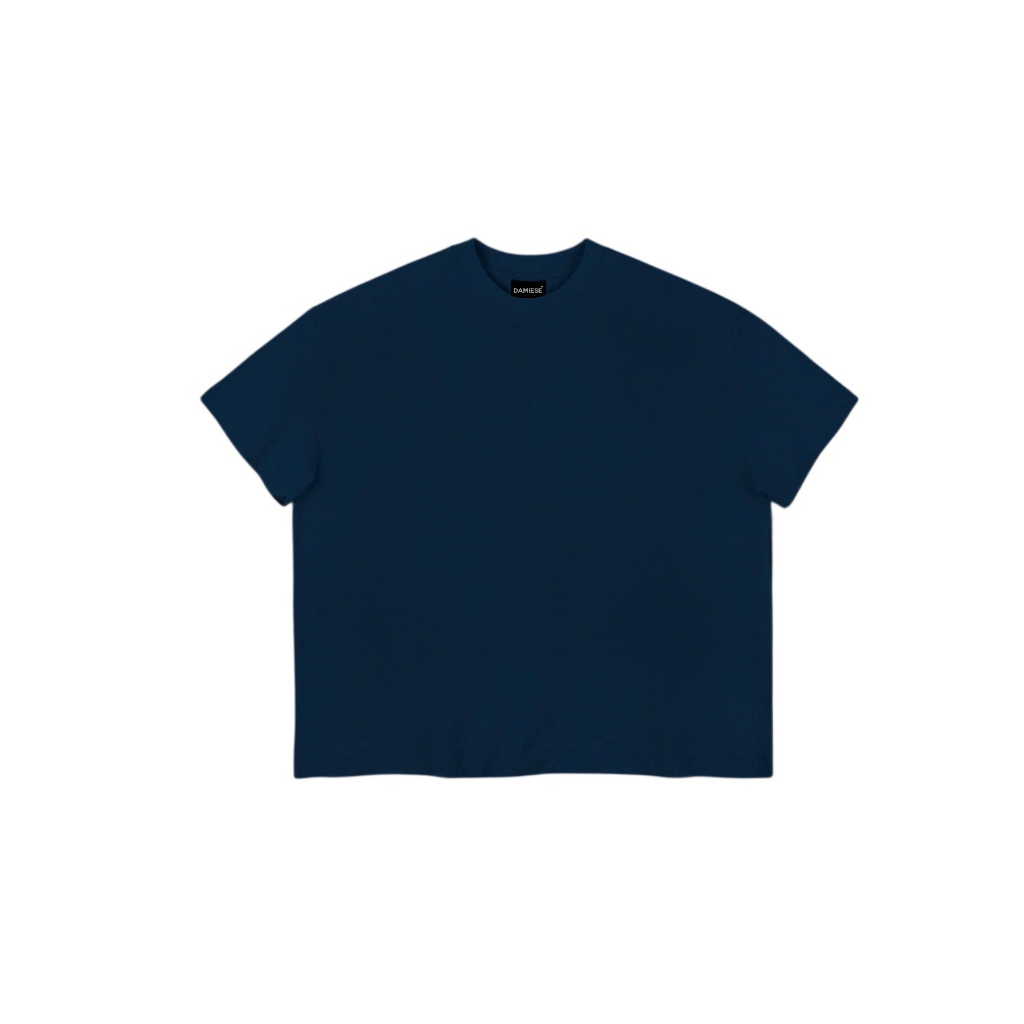 ÁO THUN BOXY TRƠN DAMIESE COTTON 260GSM Cổ Tròn | BigBuy360 - bigbuy360.vn