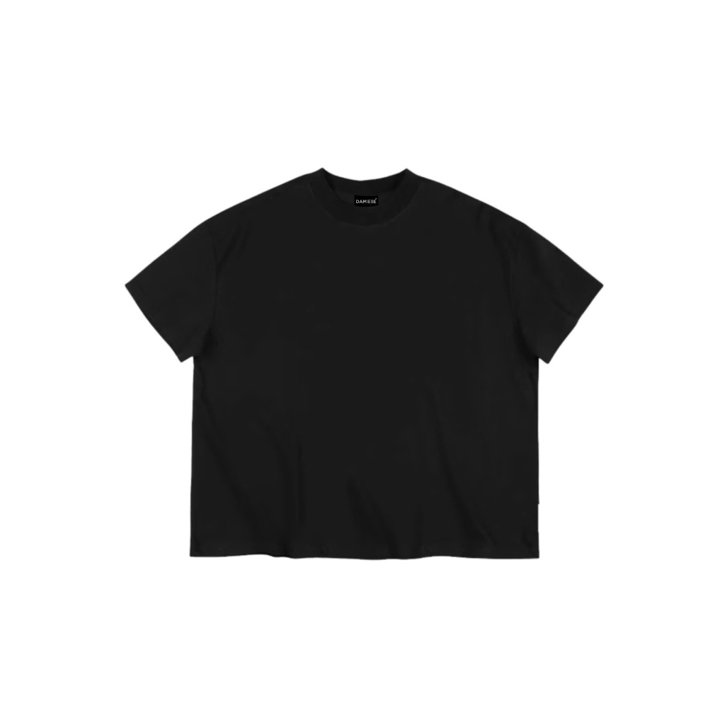 ÁO THUN BOXY TRƠN DAMIESE COTTON 260GSM Cổ Tròn | BigBuy360 - bigbuy360.vn