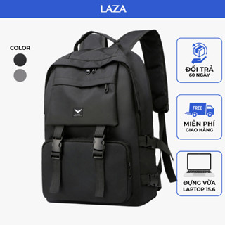 Balo laptop nam nữ LAZA Geness Backpack 468 chất liệu chống thấm nước, đựng được laptop 15.6inch
