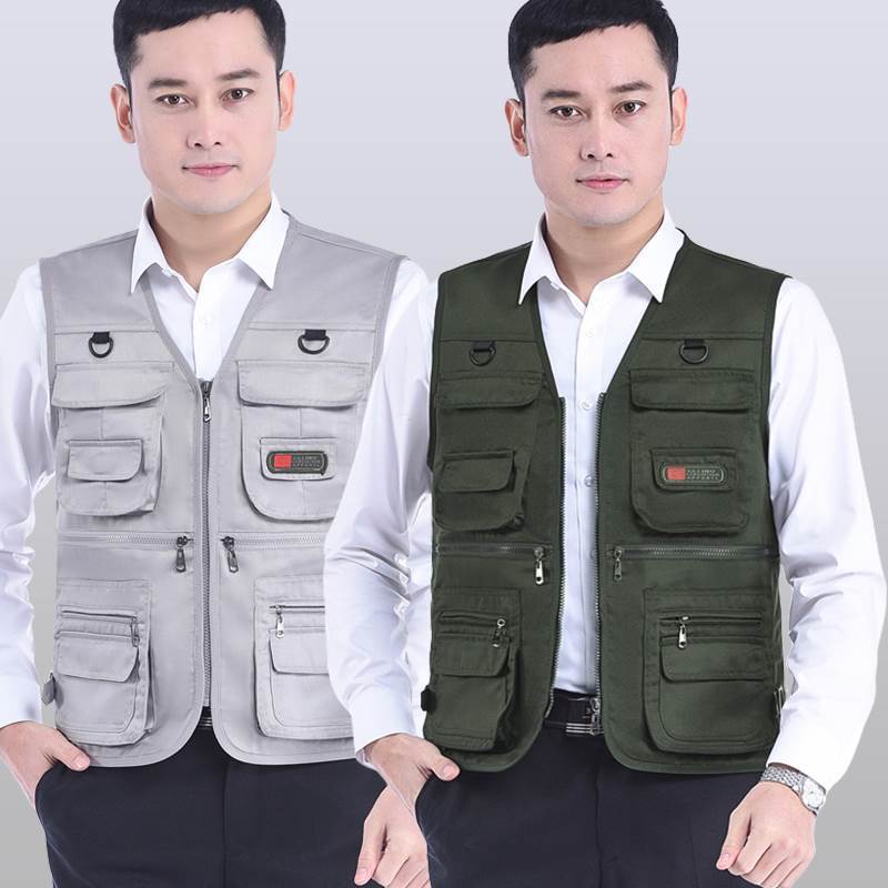 Áo Ghi Lê Cao Cấp  Dày Dặn Nhiều Túi
