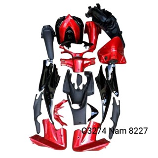  Bộ nhựa dàn áo xe WAVE RSX 2010 đỏ đen hàng loại đẹp 1:1 