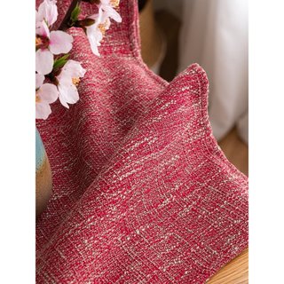 Khăn trải bàn màu trơn - màu đỏ maroon và royal blue