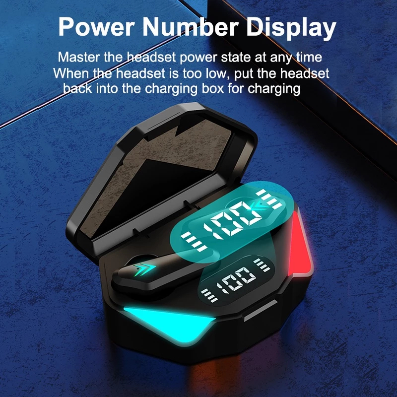 LUCKMALL88 - Tai Nghe Chơi Game Bluetooth Không Dây TWS X15 Có Micro Âm Thanh Bass HiFi Thích Hợp | BigBuy360 - bigbuy360.vn