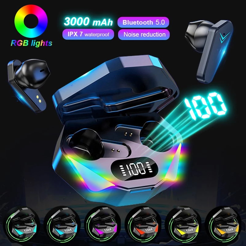 LUCKMALL88 - Tai Nghe Chơi Game Bluetooth Không Dây TWS X15 Có Micro Âm Thanh Bass HiFi Thích Hợp | BigBuy360 - bigbuy360.vn