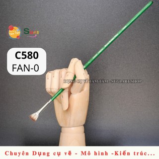 [ Sugi Art Shop ] Cọ QUẠT / CỌ xòe Sunway C850FAN