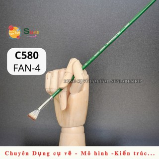 [ Sugi Art Shop ] Cọ QUẠT / CỌ xòe Sunway C850FAN