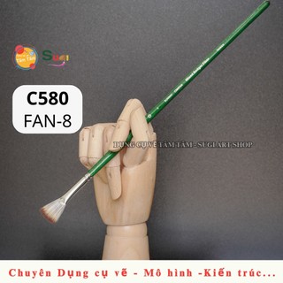 [ Sugi Art Shop ] Cọ QUẠT / CỌ xòe Sunway C850FAN