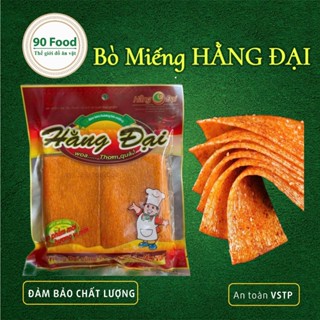  Bò Miếng HẰNG ĐẠI Snack Bò Miếng HẰNG ĐẠI Gói To 320G có 40 Miếng Cay thơm ngon nhức nách 