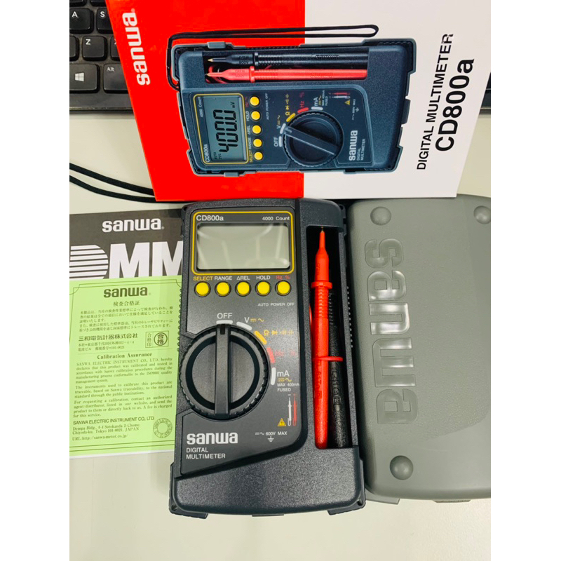 Đồng hồ vạn năng điện tử CD800a Sanwa chính hãng (sx tại TQ)