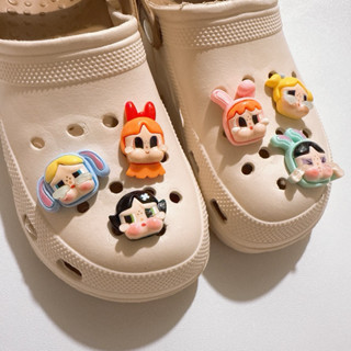 SET 6 CHARM STICKER GẮN DÉP CROSS, DÉP SỤC