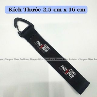 Móc khóa dây vải xe máy ( đầu nhựa - dây satin)