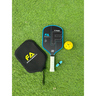 (Tặng Bóng + Túi+1 Quấn cán) Vợt Pickle Ball FA T700 Smooth X (màu xanh dương), Chất Liệu Carbon Mặt Trơn Cao Cấp
