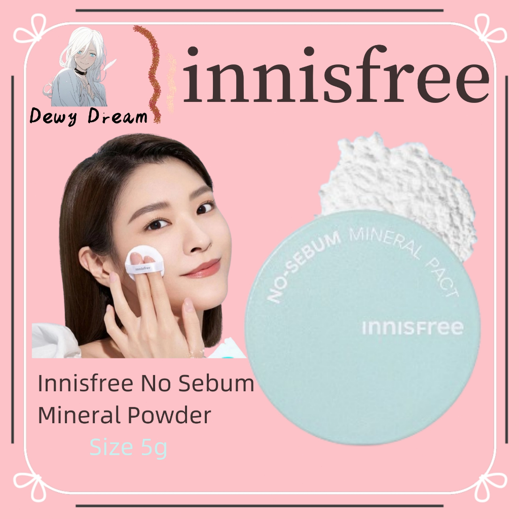 Phấn phủ innisfree 5g/phấn khoáng không bã nhờn