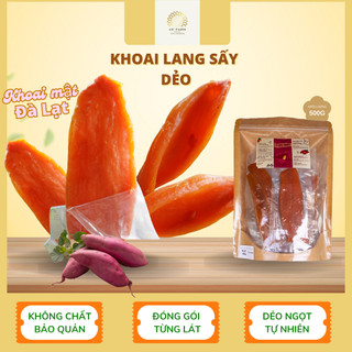  Khoai Lang Sấy Dẻo Đà Lạt 19 Độ Farm Túi 500gr -Dẻo Ngọt Thơm Ngon Không Phụ Gia Không Chất Bảo Quản 