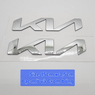 Logo KIA mới 2022 (17cm X 4cm và 13cm X 3cm)