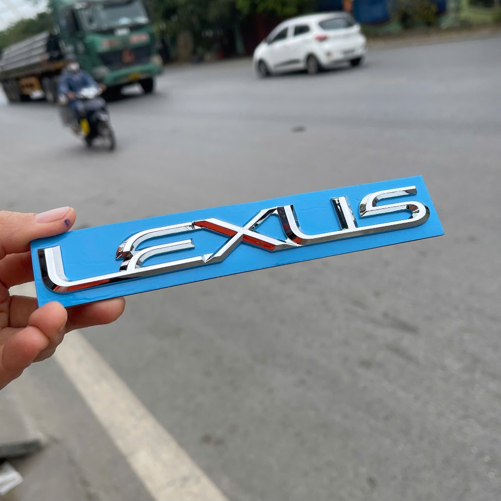 logo chữ nổi LEXUS RX300, RX350, LX570, LX470 dán thân xe
