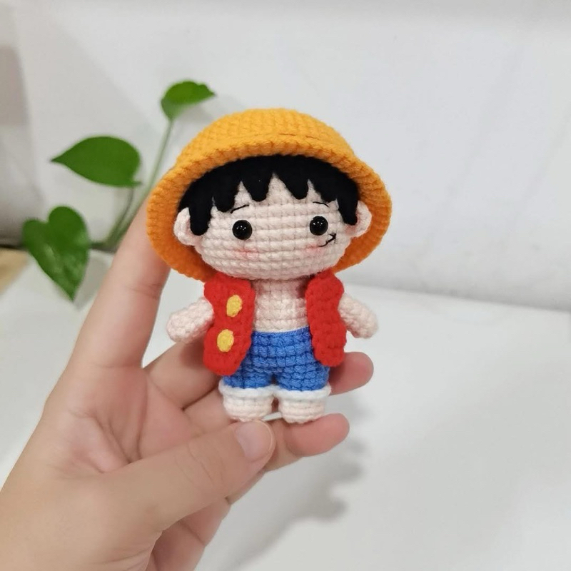Móc khoá LUFFY, ZORO len sợi