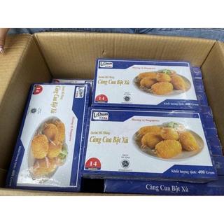 Càng cua bách hoa bột xù - hộp 400gr 14 cái (giao hcm)