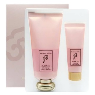 set sữa rửa mặt whoo hồng