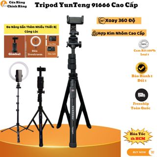 Gậy Selfie Yunteng 91666 3 Chân Cầm Tay Chống Rung Xoay 360 Chụp Hình Quay Video Livestream Cao Cấp Hello Store