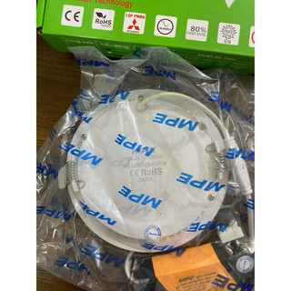 (MPE) Đèn Led Panel âm trần tròn 9w  3 chế độ đổi màu Mpe (RPL-9/3C)