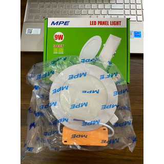 (MPE) Đèn Led Panel âm trần tròn 9w  3 chế độ đổi màu Mpe (RPL-9/3C)