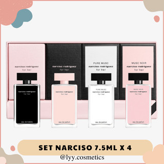  SET NƯỚC HOA NARCISO MINI 4 LỌ 7.5ML 