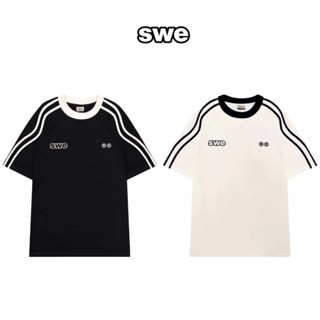 [LOCAL BRAND] Áo thun Swe Wavelines Tee tay lỡ, form rộng vải Cotton - Thời trang nam nữ Unisex Streetwear Hàn Quốc