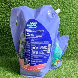 Nước giặt xả MaxKleen túi 3,8kg KHÔNG Kẹp KM