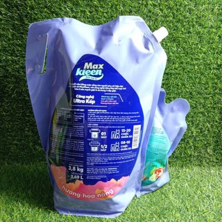 Nước giặt xả MaxKleen túi 3,8kg KHÔNG Kẹp KM