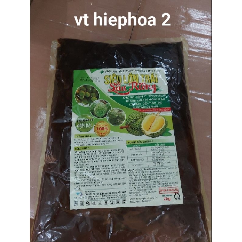 Siêu Lớn Trái Sầu riêng ( túi lẻ 2kg )