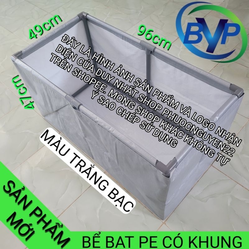 BỂ BẠT [CÓ SẴN KHUNG] TIỆN DỤNG NUÔI DẾ, CÁ, LÀM BỂ BƠI TRẺ EM