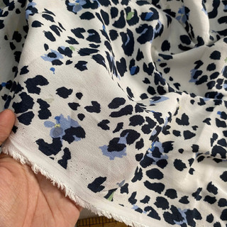 Vải Lanh Đũi Trắng Đốm - Chất Cotton 100%, Mềm Rũ, Không Giãn, Khổ 1m3 - May Đầm, Đồ Mặc Nhà, Đồ Trẻ Em