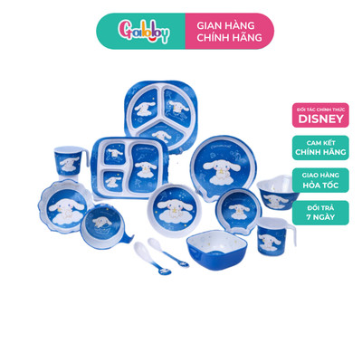 Bộ Đồ Dùng Ăn Uống Sanrio Tô, Khay, Cốc, Muỗng/Thìa Hình Nhân Vật Cinnamoroll