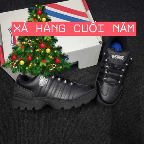 Giày Kswiss da đen nam nữ
