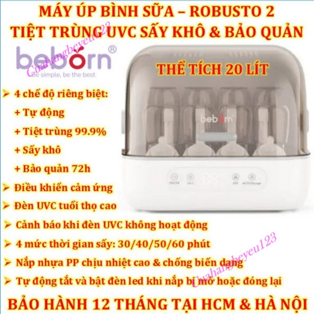  Máy úp bình sữa tiệt trùng sấy khô UVC Beborn SB01  16L  SB02 SB02HB  20L   Cùng Nhà cung cấp Fatzbaby Fatz  