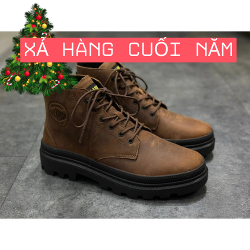 [ Chính hãng ] Giày Palladium Da Thuộc trắng cho nam