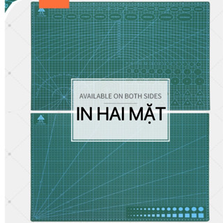 Bảng kê cắt tự liền A1, 60cmx90cm, Cutting Mat thủ công, tấm cao su dẻo bảo vệ mặt bàn, bảng cắt kĩ thuật