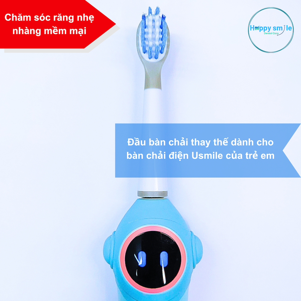 Đầu bàn chải đánh răng thay thế cho bàn chải điện usmile dành cho trẻ em